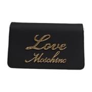 Zwarte schoudertas met rits Love Moschino , Black , Dames