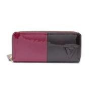 Pre-owned Coated canvas wallets Louis Vuitton Vintage , Pink , Dames