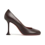 Elegante Mocha Pumps Amina Muaddi , Brown , Dames