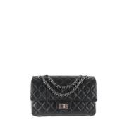 Pre-owned Leather chanel-bags Chanel Vintage , Black , Dames