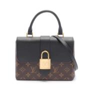 Pre-owned Canvas louis-vuitton-bags Louis Vuitton Vintage , Black , Da...