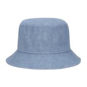 Stijlvolle Bucket Hat met Zachte Kroon Borsalino , Blue , Unisex