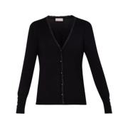 Stijlvolle Gebreide Top Liu Jo , Black , Dames