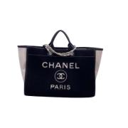 Pre-owned Leather chanel-bags Chanel Vintage , Black , Dames