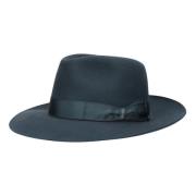 Vilt Breedgerande Hoed Borsalino , Blue , Heren