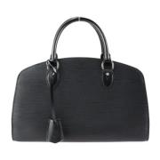 Pre-owned Leather louis-vuitton-bags Louis Vuitton Vintage , Black , D...