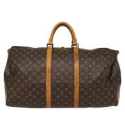 Pre-owned Canvas travel-bags Louis Vuitton Vintage , Brown , Dames