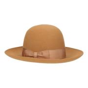 Folar Vilt Koepel Hoed Borsalino , Brown , Dames