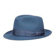 Charlait Vilthoed met Kleine Rand Borsalino , Blue , Heren