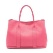 Pre-owned Leather totes Hermès Vintage , Pink , Dames