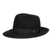 Marengo Fedora Hat Borsalino , Black , Heren