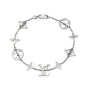 Pre-owned White Gold bracelets Louis Vuitton Vintage , Gray , Dames