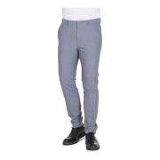 Lichtblauwe Wollen Broek Hugo Boss , Blue , Heren