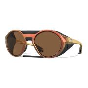 Matte Red Gold Colorshift Zonnebril Oakley , Multicolor , Heren