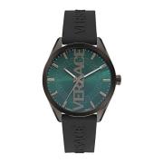 Herenhorloge V-Vertical zwart, groen 42 mm Ve3H00322 Versace , Black ,...