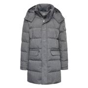 B Tech Parka In Technische Stof En Ganzendons Boggi Milano , Gray , He...