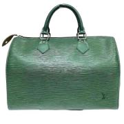 Pre-owned Leather louis-vuitton-bags Louis Vuitton Vintage , Green , D...