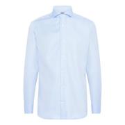 Ultimate NON Iron Slim Fit Katoenen Dobby Overhemd Boggi Milano , Blue...