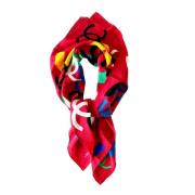 Pre-owned Silk scarves Chanel Vintage , Multicolor , Dames