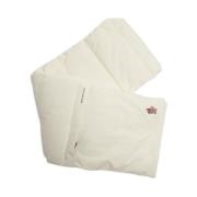 Wit Gewatteerde Sjaal Warm Comfortabel Moncler , White , Dames