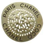 Pre-owned Metal chanel-jewelry Chanel Vintage , Yellow , Dames