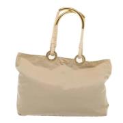 Pre-owned Fabric totes Prada Vintage , Beige , Dames