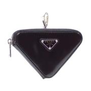 Pre-owned Leather wallets Prada Vintage , Black , Dames