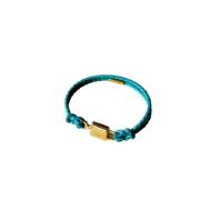 Pre-owned Fabric bracelets Louis Vuitton Vintage , Blue , Dames