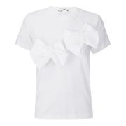 Dames Casual T-shirt Comme des Garçons , White , Dames