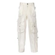 Witte Oversized Broek Dsquared2 , White , Dames