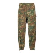 Cargo militaire broek met trekkoord en zakken Givenchy , Brown , Heren