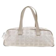 Pre-owned Canvas chanel-bags Chanel Vintage , Beige , Dames