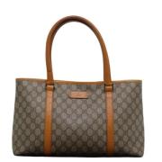 Pre-owned Leather gucci-bags Gucci Vintage , Beige , Dames