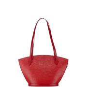 Pre-owned Leather louis-vuitton-bags Louis Vuitton Vintage , Red , Dam...