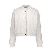 Transparante Bomberjack Geisha , White , Dames