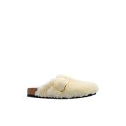 ‘Boston Big Buckle’ slides Birkenstock , Beige , Dames