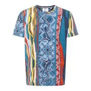 Gebreid T-shirt Dini Carlo Colucci , Multicolor , Heren