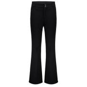 Effen Jacquard Broek Geisha , Black , Dames