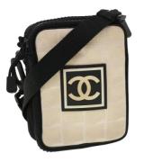 Pre-owned Canvas chanel-bags Chanel Vintage , Beige , Dames