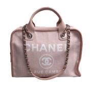 Pre-owned Canvas chanel-bags Chanel Vintage , Pink , Dames