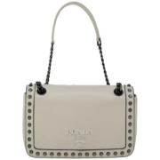 Pre-owned Leather prada-bags Prada Vintage , Beige , Dames