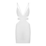 Stijlvolle Jurken Collectie Dsquared2 , White , Dames