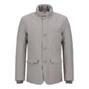 Grijze Blazer met Gore-Tex Membraan Herno , Gray , Heren