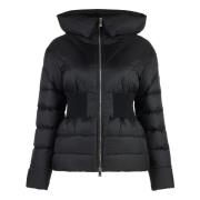 Gewatteerde jas met capuchon en rits Tatras , Black , Dames