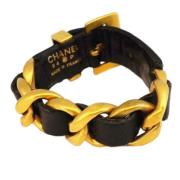 Pre-owned Metal chanel-jewelry Chanel Vintage , Yellow , Dames