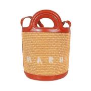 Tropicalia Bucket Tas Vrouwen Koordsluiting Marni , Orange , Dames