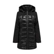 Sophie Mix Puffer Jas Only , Black , Dames