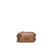 Camera tas met verstelbare schouderband Love Moschino , Brown , Dames