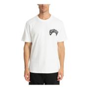 Barrow Logo Print Katoenen T-Shirt Barrow , White , Heren