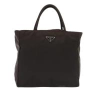 Pre-owned Fabric totes Prada Vintage , Brown , Dames